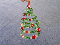 Fir-tree made of wire