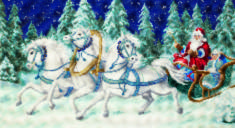 M-515 Counted cross stitch kit "The holiday is coming"
