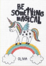 70-65218 Counted cross stitch kit DIMENSIONS "Magic unicorn"