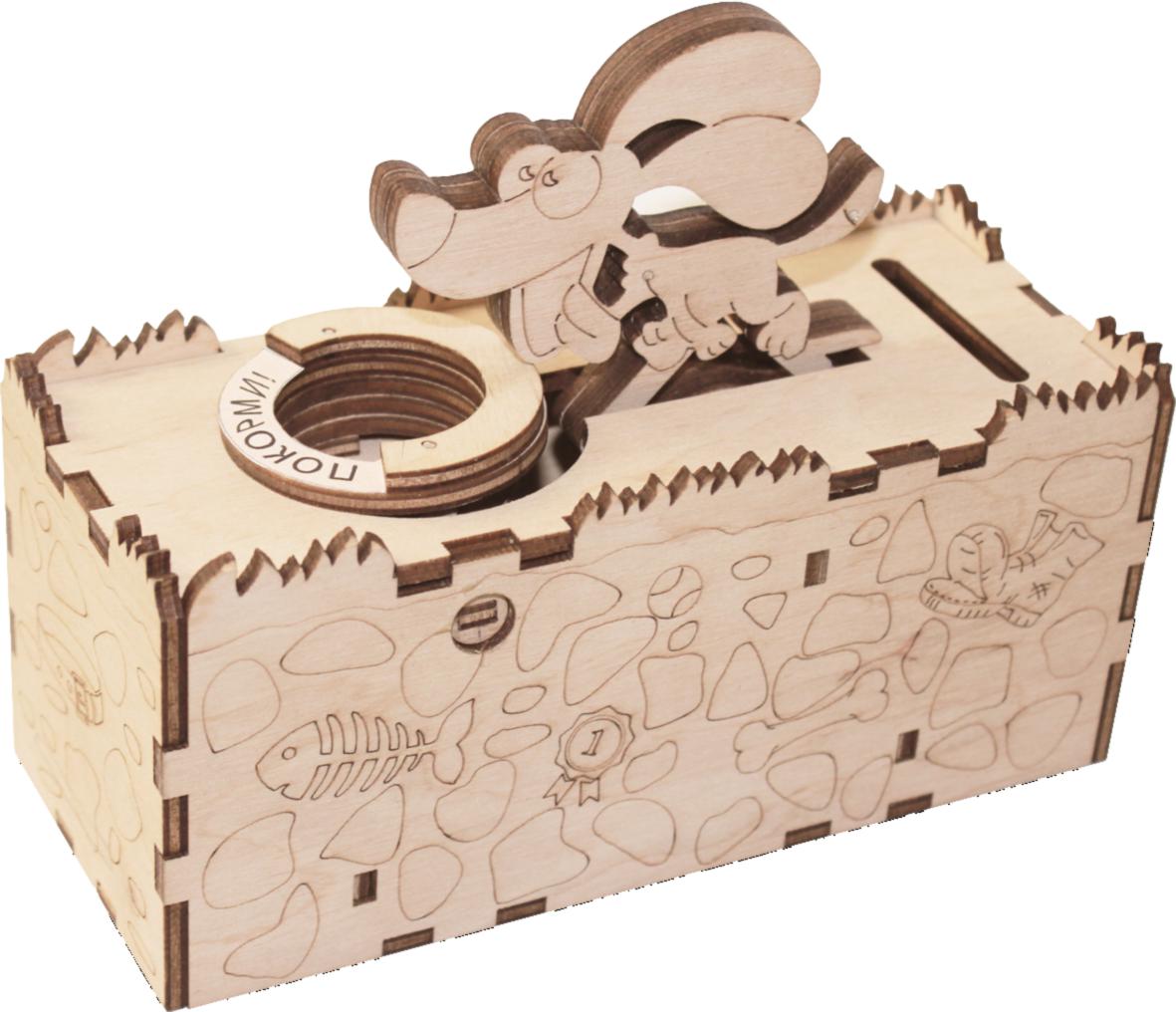 Designer plywood kit Moneybox Carriage F-020