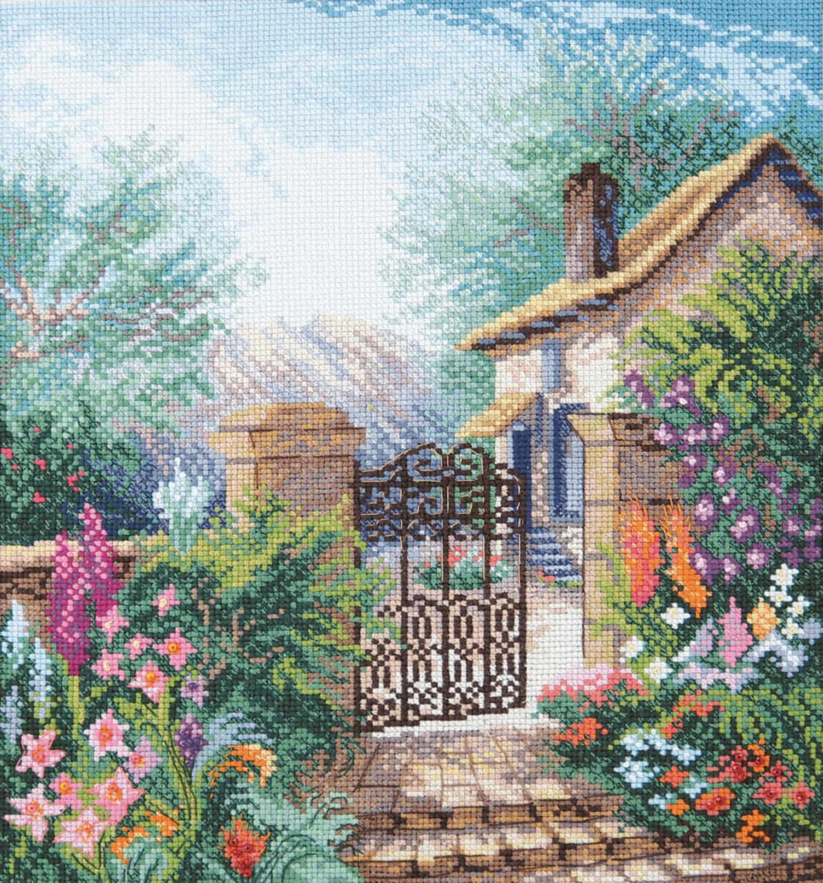 BT-204 Counted cross stitch kit Crystal Art Set of pictures World