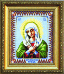 Cross-stitch kit №400 "The Icon of the Mother of God Tenderness” 