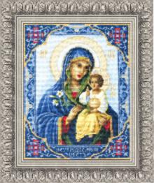 Cross-stitch kit №314 "The Icon of the Mother of God The Unfading Blossom” 