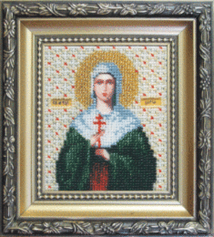 Beadwork kit B-1026 "The Icon of St. Martyr Daria" 
