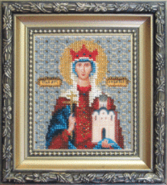 Beadwork kit B-1041 "The Icon of St. Martyr Lyudmila" 