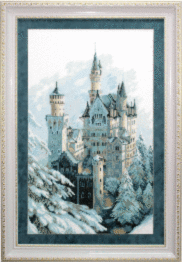 Cross-stitch kit М-98 (А-151) "Winter castle" 