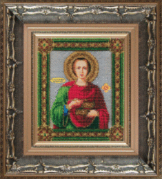 Beadwork kit B-1021 "The Icon of St. Pantaleon, the Great Martyr and Healer"
