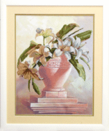 Partial embroidery kit RK-056 "Bouquet of lilies"