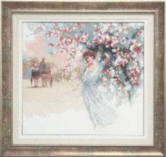 Cross-stitch kit А-167 "A girl in a white" 
