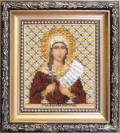 Beadwork kit B-1136 "The Icon of St. Martyr Nika (Victoria)" 