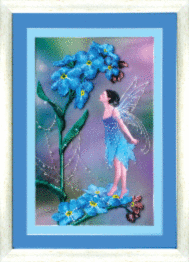 Beadwork kit B-581 "Fairy of forget-me-not" 