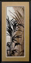 Cross-stitch kit №439 Triptych "Palm leafs"