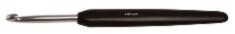 30813 Крючок алюминиевый с черной ручкой и серебряным наконечником KnitPro, 3.00 мм