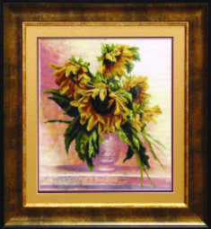Partial embroidery kit RK-057 "Sunflowers"