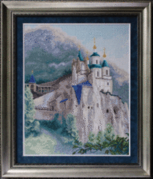 Cross-stitch kit М-58 "The Holy Assumption Svyatogorsk Monastery in spring" 