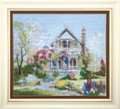 Partial embroidery kit RK-066 "Blooming garden"