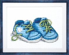 BT-007 Counted cross stitch kit Crystal Art "First steps"