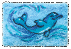 Carpet embroidery kit kit RT-200 “Dolphin” 