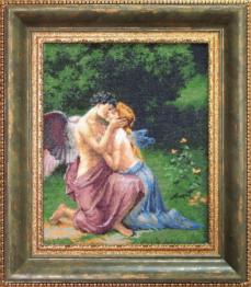 Cross-stitch kit №575 By Paul Thumann "Psyche Revived by Cupid's Kiss"