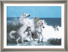 Partial embroidery kit RK-074 "Sound of a surf"
