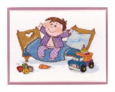 BT-029 Counted cross stitch kit Crystal Art "Little brigand"