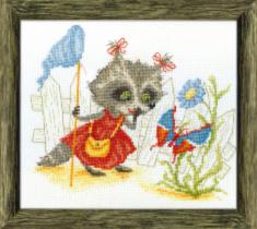 BT-039 Counted cross stitch kit Crystal Art "Summer time"