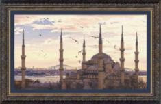BT-516 Embellished stitch kit Crystal Art "The Sultan Ahmed Mosque"