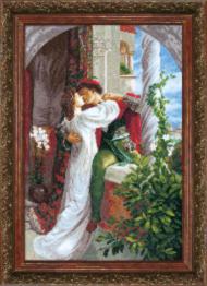 BT-034 Counted cross stitch kit Crystal Art By Francis Bernard Dicksee "Romeo and Juliet"