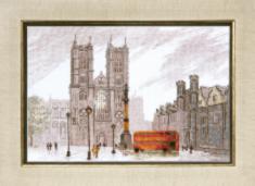 BT-086 Counted cross stitch kit Crystal Art "London.Westminster Abbey"