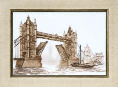 BT-087 Counted cross stitch kit Crystal Art "London.Tower Bridge"