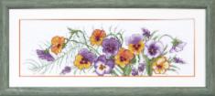 BT-116 Counted cross stitch kit Crystal Art "Waltz of flowers"