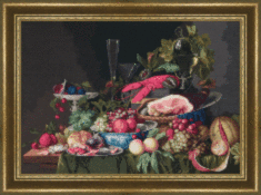 Cross-stitch kit М-123 "Still life with lobster"