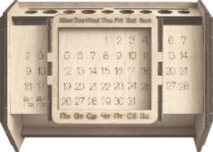 F-018 Designer kit "Eternal calendar (organizer)"