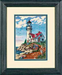 06958 Counted cross stitch kit DIMENSIONS "Beacon at Rocky Point"
