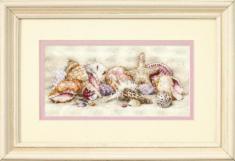 65035 Counted cross stitch kit DIMENSIONS "Seashell Treasures"