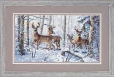 35130 Counted cross stitch kit DIMENSIONS "Woodland Winter"