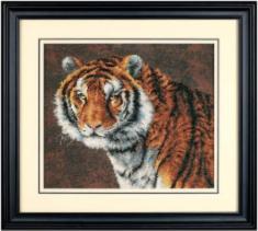 03236 Counted cross stitch kit DIMENSIONS "Tiger"