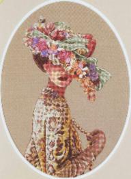 03823 Counted cross stitch kit DIMENSIONS "Victorian Elegance"
