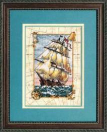 06847 Counted cross stitch kit DIMENSIONS "Voyage at Sea"