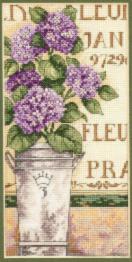 65092 Counted cross stitch kit DIMENSIONS "Hydrangea Floral"