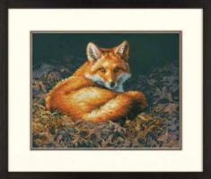 70-35318 Counted cross stitch kit DIMENSIONS "Sunlit fox"