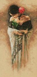 70-35331 Counted cross stitch kit DIMENSIONS "The Rose"