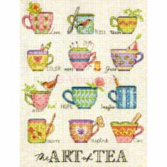70-35335 Counted cross stitch kit DIMENSIONS "The Art of Tea"
