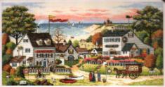 03896 Counted cross stitch kit DIMENSIONS "Cozy Cove"