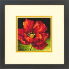 71-07246 Counted cross stitch kit DIMENSIONS "Red Poppy"