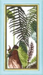BT-169 Counted cross stitch kit Crystal Art Triptych "Through the hot tropics"