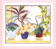 BT-160 Counted cross stitch kit Crystal Art "Sunny morning"