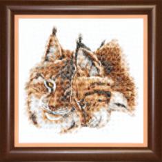 BT-190 Counted cross stitch kit Crystal Art "Cat's tenderness"
