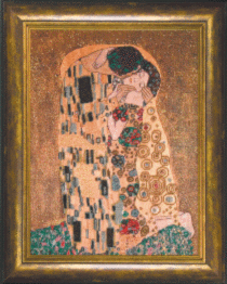 Beadwork kit B-655 By Gustav Klimt "The Kiss"