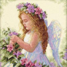 35229 Counted cross stitch kit DIMENSIONS "Passion Flower Angel"